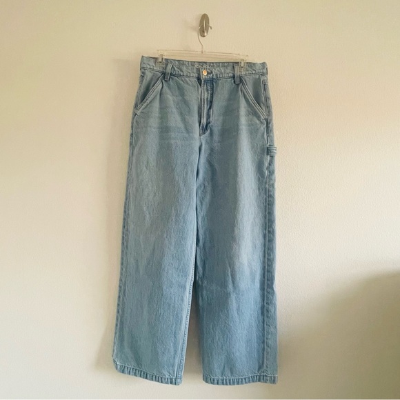 Mother Snacks Wide Leg Jeans - Picture 3 of 16